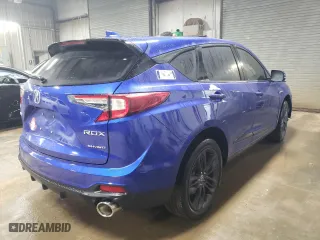 2020 Acura RDX w/A-Spec Pkg with VIN 5J8TC2H63LL015301, listed as a Copart auction lot 42997995 with 39,150 mi miles and Salvage Title. Bid and sale history available at carsss.com. Image 3.
