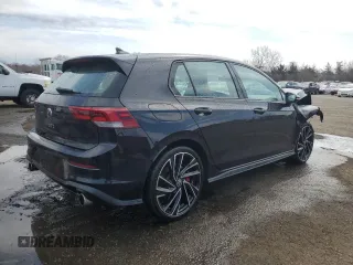 2023 Volkswagen Golf GTI Autobahn with VIN WVWVA7CD8PW155347, listed as a Copart auction lot 50569535 with 19,995 mi miles and Salvage Title. Bid and sale history available at carsss.com. Image 3.