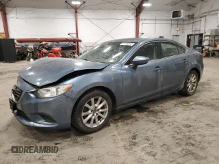 2016 Mazda 6 i Sport with VIN JM1GJ1U55G1405038, listed as a Copart auction lot 51106835 with 144,241 mi miles and Salvage Title. Bid and sale history available at DreamBid. Image 1.