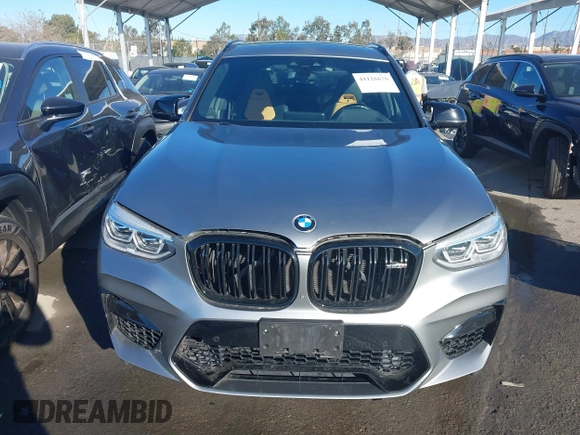 2020 BMW X3 M Competition with VIN 5YMTS0C03LLA57759, listed as a IAAI auction lot 41126676 with 31,969 mi miles and . Bid and sale history available at DreamBid. Image 13.