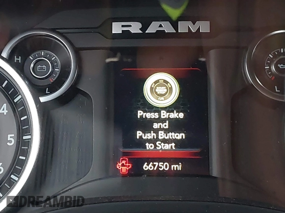 2021 Ram 1500 Big Horn z VIN 1C6RREFG1MN532758, wystawiony jako IAAI lot #41395774 z przebiegiem 66 750 mil mil oraz . Historia ofert i sprzedaży dostępna na DreamBid. Obrazek 14.