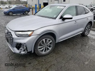 2022 Audi Q5 Sportback S line Prestige with VIN WA16AAFY1N2113505, listed as a Copart auction lot 48264135 with 18,147 mi miles and Salvage title. Bid and sale history available at DreamBid. Image 1.