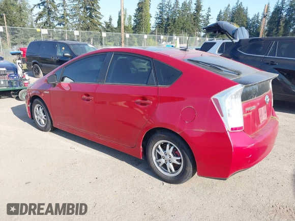 2010 Toyota Prius II with VIN JTDKN3DU4A0038339, listed as a IAAI auction lot 42104873 with 122,984 mi miles. Bid and sale history available at carsss.com. Image 3.