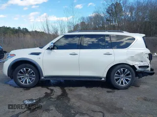 2019 Nissan Armada SL with VIN JN8AY2ND3K9087268, listed as a IAAI auction lot 41720777 with 102,167 mi miles. Bid and sale history available at carsss.com. Image 15.