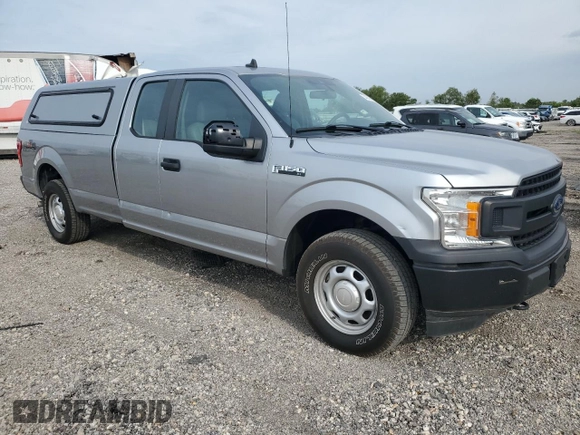 2020 Ford F-150 XL with VIN 1FTEX1E51LKE12481, listed as a Copart auction lot 54891695 with 157,481 mi miles and Clean title. Bid and sale history available at DreamBid. Image 4.