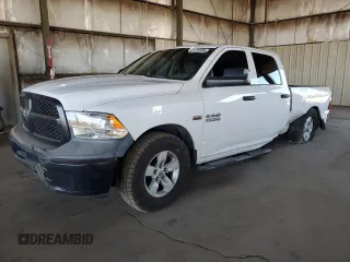 2018 Ram 1500 Classic Tradesman with VIN 1C6RR6STXJS330328, listed as a Copart auction lot 81116594 with 106,390 mi miles and Salvage Title. Bid and sale history available at carsss.com. Image 1.