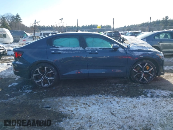 2022 Polestar 2 with VIN LPSED3KA4NL069029, listed as a IAAI auction lot 41307401 with 10,885 mi miles. Bid and sale history available at carsss.com. Image 13.