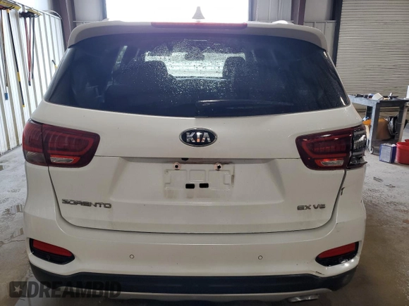2019 Kia Sorento EX V6 with VIN 5XYPHDA57KG465221, listed as a Copart auction lot 50926655 with 40,359 mi miles and Salvage Title. Bid and sale history available at carsss.com. Image 6.
