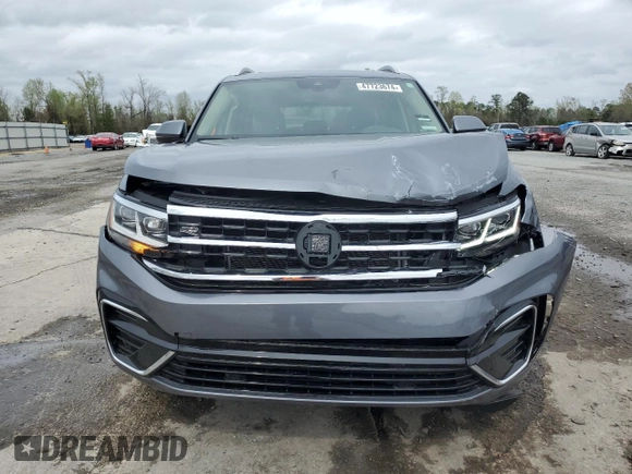 2022 Volkswagen Atlas 3.6L V6 SEL R-Line with VIN 1V2AR2CA7NC517861, listed as a Copart auction lot 47723674 with 14,311 mi miles and Salvage Title. Bid and sale history available at carsss.com. Image 5.
