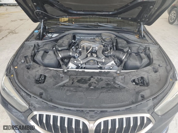 2019 BMW 8 Series M850i xDrive with VIN WBAFY4C59KBX38790, listed as a Copart auction lot 69656654 with 30,863 mi miles and Salvage Title. Bid and sale history available at carsss.com. Image 11.