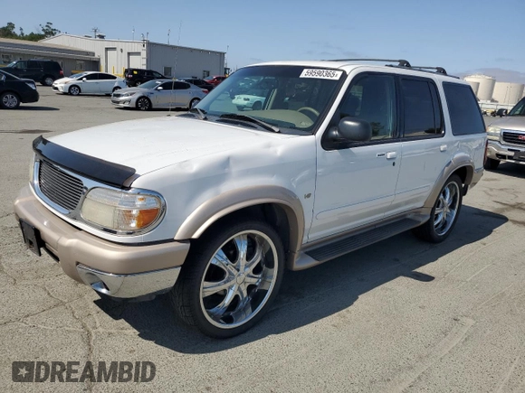 2000 Ford Explorer Eddie Bauer с VIN 1FMDU84P2YZB86557, выставлен на аукционе Copart как лот 59590365 с пробегом 140 872 миль миль и Списание • Salvage title. История ставок и продаж доступна на DreamBid. Изображение 1.