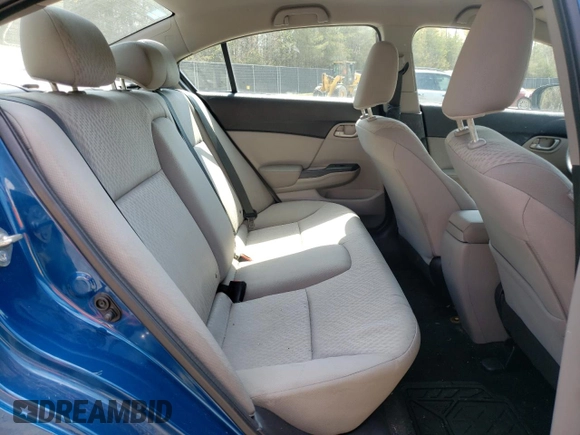 2014 Honda Civic Sedan LX with VIN 2HGFB2F59EH545296, listed as a Copart auction lot 52674245 with 140,871 mi miles and Salvage Title. Bid and sale history available at carsss.com. Image 10.