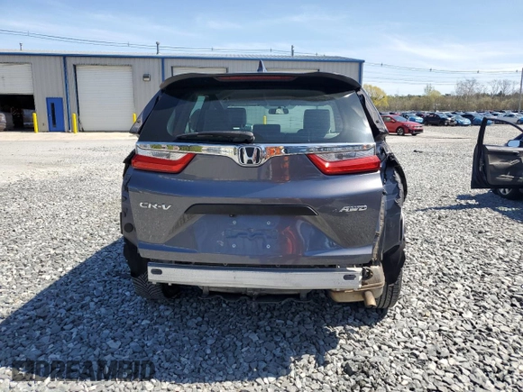 2017 Honda CR-V LX with VIN 5J6RW6H33HL007987, listed as a Copart auction lot 54141845 with 39,591 mi miles and Salvage Title. Bid and sale history available at DreamBid. Image 6.