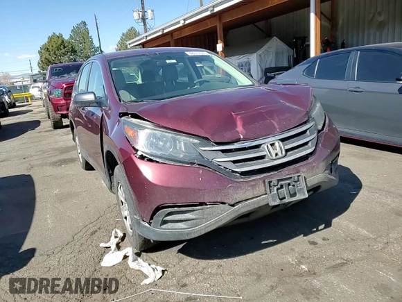 2014 Honda CR-V LX with VIN 5J6RM4H32EL075316, listed as a Copart auction lot 48077585 with 198,637 mi miles and Salvage Title. Bid and sale history available at carsss.com. Image 12.