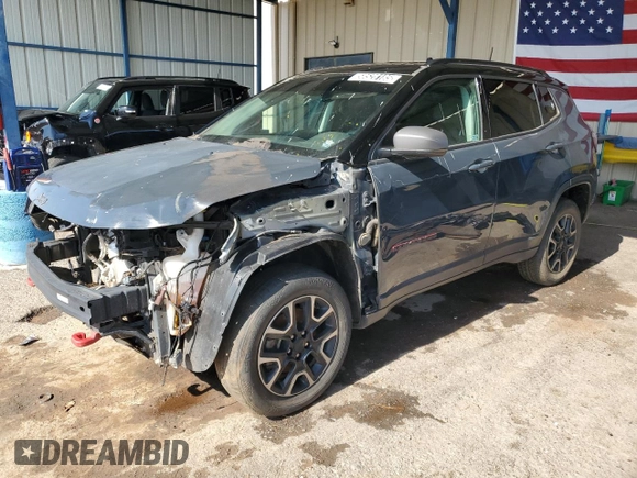 2018 Jeep Compass Trailhawk with VIN 3C4NJDDB6JT480491, listed as a Copart auction lot 58528185 with Not provided miles and Clean title. Bid and sale history available at DreamBid. Image 1.