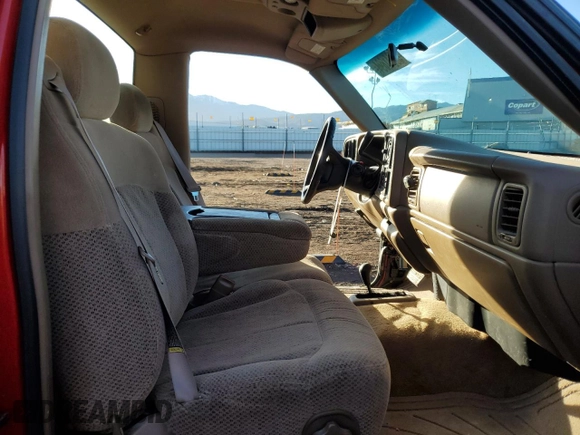 1999 Chevrolet Silverado 1500 LS with VIN 1GCEK14T3XZ135845, listed as a Copart auction lot 85611894 with 0 mi miles and Salvage Title. Bid and sale history available at carsss.com. Image 10.