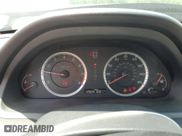 2011 Honda Accord EX-L with VIN 1HGCP3F88BA009485, listed as a Copart auction lot 55088555 with 129,628 mi miles and Salvage title. Bid and sale history available at DreamBid. Image 9.