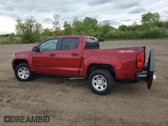 2021 Chevrolet Colorado 4WD Work Truck с VIN 1GCGTBEN1M1283515, выставлен на аукционе Copart как лот 56723975 с пробегом 16 098 миль миль и Списание • Salvage title. История ставок и продаж доступна на DreamBid. Изображение 2.