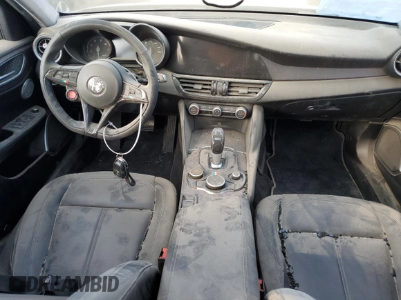 2019 Alfa Romeo Giulia Ti Sport with VIN ZARFANBN2K7607241, listed as a Copart auction lot 85927924 with 0 mi miles and Clean Title. Bid and sale history available at carsss.com. Image 8.