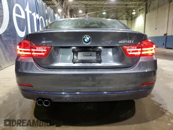 2016 BMW 4 Series 428i xDrive with VIN WBA3N9C52GK249454, listed as a Copart auction lot 42337855 with 81,018 mi miles and Clean Title. Bid and sale history available at carsss.com. Image 6.