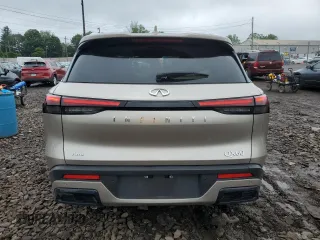 2024 Infiniti QX60 Luxe z VIN 5N1DL1FS0RC357497, wystawiony jako Copart lot #60990535 z przebiegiem 6 351 mil mil oraz Szkoda całkowita • Salvage title. Historia ofert i sprzedaży dostępna na DreamBid. Obrazek 6.