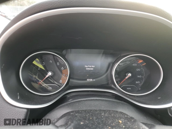 2021 Jeep Compass Limited z VIN 3C4NJDCB3MT593322, wystawiony jako Copart lot #45524575 z przebiegiem 43 105 mil mil oraz Szkoda całkowita • Salvage title. Historia ofert i sprzedaży dostępna na DreamBid. Obrazek 9.