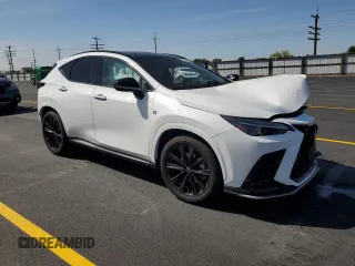 2024 Lexus NX 350 F Sport z VIN 2T2KGCEZ9RC040301, wystawiony jako Copart lot #58725945 z przebiegiem Nie podano mil oraz Szkoda całkowita • Salvage title. Historia ofert i sprzedaży dostępna na DreamBid. Obrazek 4.