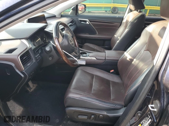 2018 Lexus RX with VIN JTJDZKCA9J2008494, listed as a Copart auction lot 51655695 with 59,542 mi miles and Salvage Title. Bid and sale history available at carsss.com. Image 7.