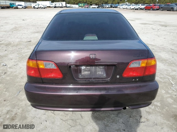 2000 Honda Civic EX with VIN 1HGEJ8644YL057101, listed as a Copart auction lot 42994735 with 259,918 mi miles and Salvage Title. Bid and sale history available at carsss.com. Image 6.