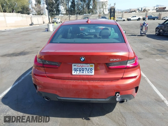 2021 BMW 3 Series 330i with VIN 3MW5R1J02M8B52337, listed as a IAAI auction lot 41610136 with 1 mi miles. Bid and sale history available at carsss.com. Image 17.