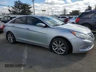 2012 Hyundai Sonata Limited with VIN 5NPEC4AB6CH395118, listed as a Copart auction lot 46399595 with 251,026 mi miles and Salvage Title. Bid and sale history available at DreamBid. Image 4.