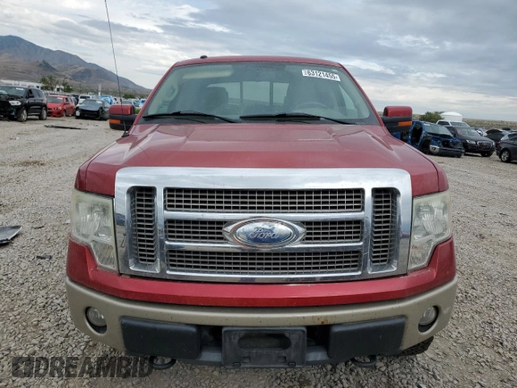 2009 Ford F-150 XL with VIN 1FTPW14V59KC74112, listed as a Copart auction lot 63121455 with 171,637 mi miles and Salvage title. Bid and sale history available at DreamBid. Image 5.