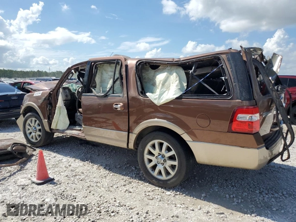 2012 Ford Expedition Max King Ranch with VIN 1FMJK1H59CEF46979, listed as a Copart auction lot 60762964 with Not provided miles and Non repairable. Bid and sale history available at DreamBid. Image 2.