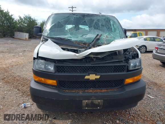 2019 Chevrolet Express Cargo with VIN 1GCWGAFG7K1372805, listed as a IAAI auction lot 42428224 with 23,949 mi miles and . Bid and sale history available at DreamBid. Image 12.