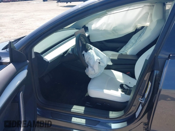 2023 Tesla Model 3 with VIN 5YJ3E1EAXPF617388, listed as a IAAI auction lot 42218748 with Not provided miles and . Bid and sale history available at DreamBid. Image 5.