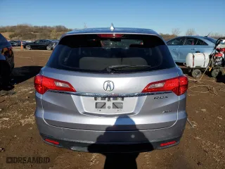 2014 Acura RDX Tech Pkg with VIN 5J8TB4H58EL012483, listed as a Copart auction lot 82327014 with 57,552 mi miles and Salvage Title. Bid and sale history available at carsss.com. Image 6.