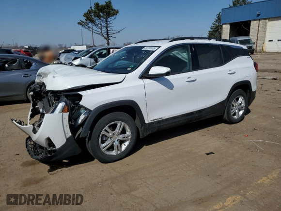 2020 GMC Terrain SLE z VIN 3GKALTEV5LL164390, wystawiony jako Copart lot #49792365 z przebiegiem 151 725 mil mil oraz Nie do naprawy • Non repairable. Historia ofert i sprzedaży dostępna na DreamBid. Obrazek 1.