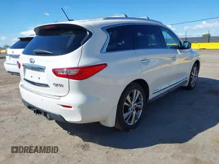 2014 Infiniti QX60 with VIN 5N1AL0MM9EC514942, listed as a IAAI auction lot 41807452 with 178,540 mi miles and . Bid and sale history available at DreamBid. Image 4.