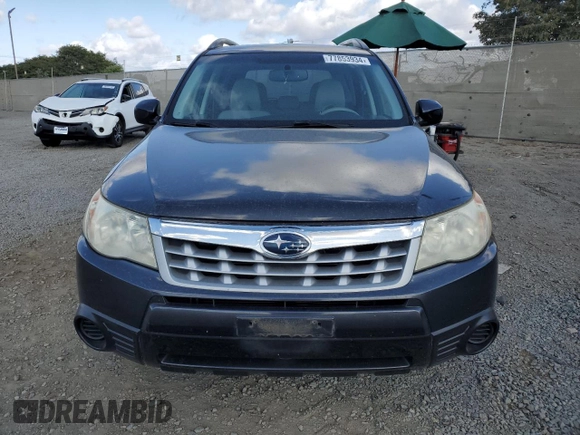 2012 Subaru Forester 2.5X Premium with VIN JF2SHADC0CG457416, listed as a Copart auction lot 77853934 with 120,905 mi miles and Salvage Title. Bid and sale history available at carsss.com. Image 5.