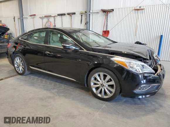 2017 Hyundai Azera Limited with VIN KMHFH4JG6HA590051, listed as a Copart auction lot 53734085 with 101,466 mi miles and Salvage Title. Bid and sale history available at carsss.com. Image 4.