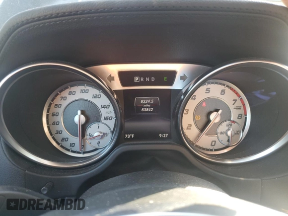 2015 Mercedes-Benz SL 550 with VIN WDDJK7DA7FF034796, listed as a Copart auction lot 71477874 with 53,842 mi miles and Salvage title. Bid and sale history available at DreamBid. Image 9.