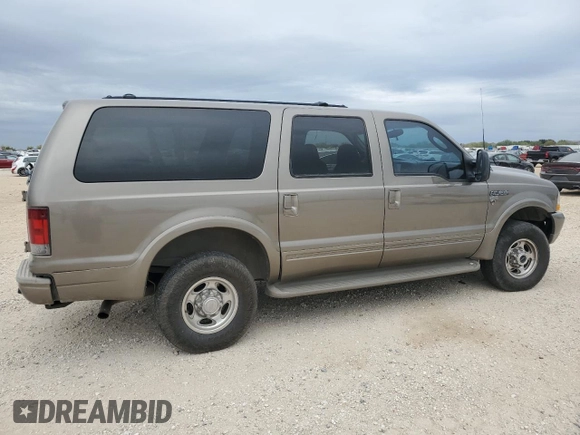 2003 Ford Excursion Eddie Bauer z VIN 1FMNU45S33ED13607, wystawiony jako Copart lot #83227864 z przebiegiem 251 989 mil mil oraz Szkoda całkowita • Salvage title. Historia ofert i sprzedaży dostępna na DreamBid. Obrazek 3.
