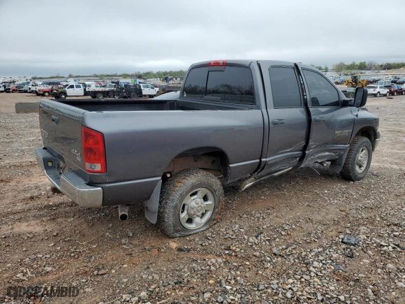 2004 Dodge Ram 2500 SLT with VIN 1D7KU28D74J255878, listed as a Copart auction lot 51108405 with 149,882 mi miles and Salvage Title. Bid and sale history available at carsss.com. Image 3.