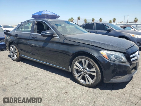 2018 Mercedes-Benz C 300 with VIN 55SWF4JB0JU247407, listed as a Copart auction lot 63086265 with 50,369 mi miles and Clean title. Bid and sale history available at DreamBid. Image 4.