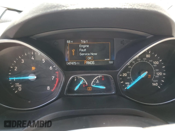 2018 Ford Escape S with VIN 1FMCU0F79JUC04372, listed as a Copart auction lot 56191615 with 47,475 mi miles and Clean title. Bid and sale history available at DreamBid. Image 9.
