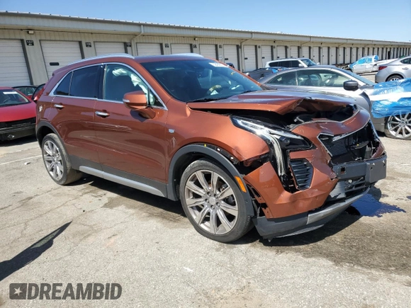 2019 Cadillac XT4 AWD Premium Luxury with VIN 1GYFZDR42KF214298, listed as a Copart auction lot 52489875 with 63,338 mi miles and Salvage title. Bid and sale history available at DreamBid. Image 4.