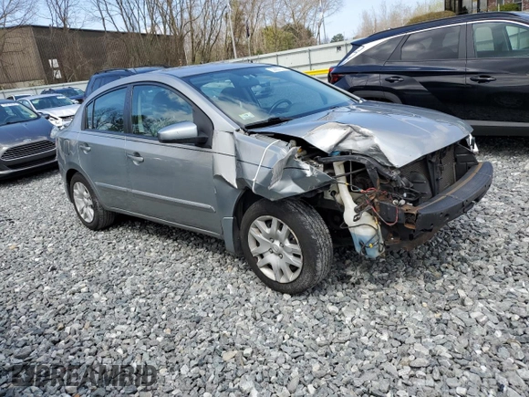 2012 Nissan Sentra S with VIN 3N1AB6AP5CL624089, listed as a Copart auction lot 53837075 with 121,765 mi miles and Non Repairable. Bid and sale history available at DreamBid. Image 4.