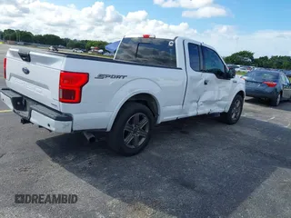 2020 Ford F-150 XL with VIN 1FTEX1CP4LKE56026, listed as a IAAI auction lot 41196057 with 92,828 mi miles and . Bid and sale history available at DreamBid. Image 4.