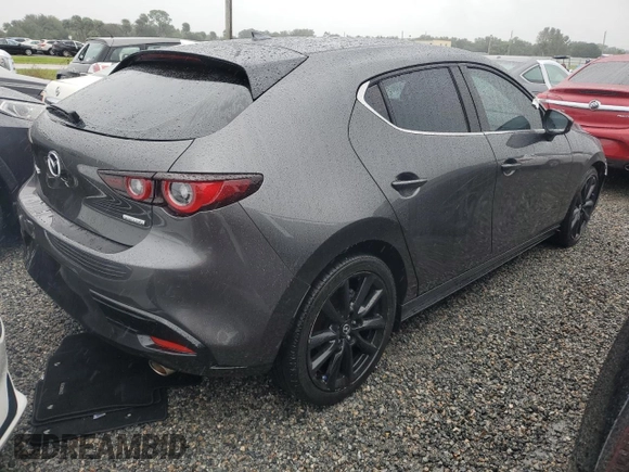 2022 Mazda Mazda3 Hatchback Premium with VIN JM1BPAMLXN1515412, listed as a Copart auction lot 74356564 with 0 mi miles and Salvage Title. Bid and sale history available at carsss.com. Image 3.