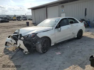 2014 Mercedes-Benz E-Class E 63 AMG S-Model with VIN WDDHF7GB7EA949862, listed as a Copart auction lot 44405945 with 89,477 mi miles and Salvage Title. Bid and sale history available at carsss.com. Image 1.